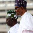 Nigeria President-elect Bola Ahmed Tinubu (L) arrives to attend swearing-in ceremony at Eagle Square venue in the capital, Abuja, Nigeria on May 29, 2023. Former President Muhammadu Buhari (R) also present at the ceremony.  [Getty Images]