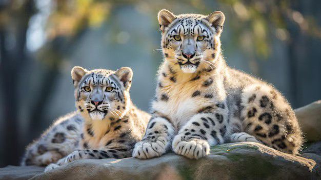 A snow leopard is one of the animals in the world [freepik]