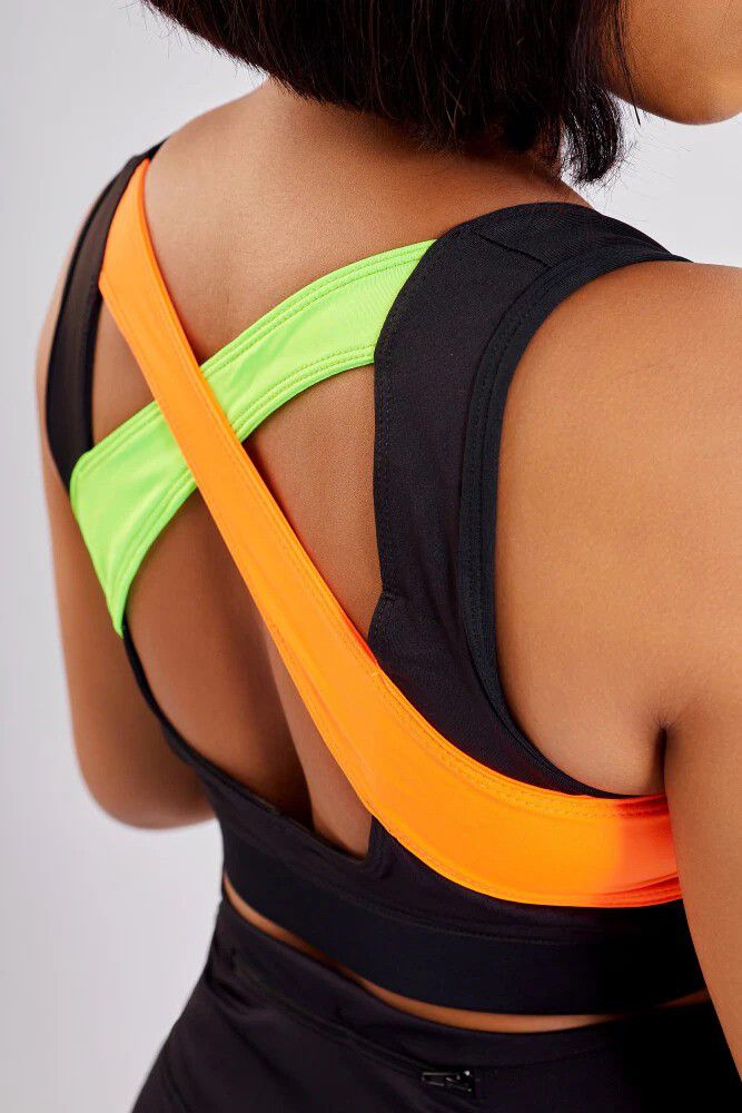 Color Block Sport Bra
