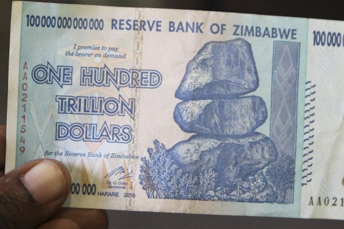 Zimbabwean trillion dollars [wsj]
