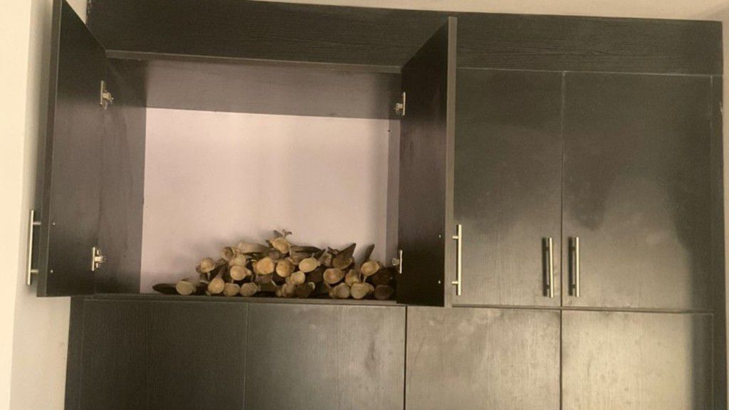 Images of some charms found in the Abuja apartment from which Mr Tunde Omosebi was evicted. [Pulse Nigeria/Original]