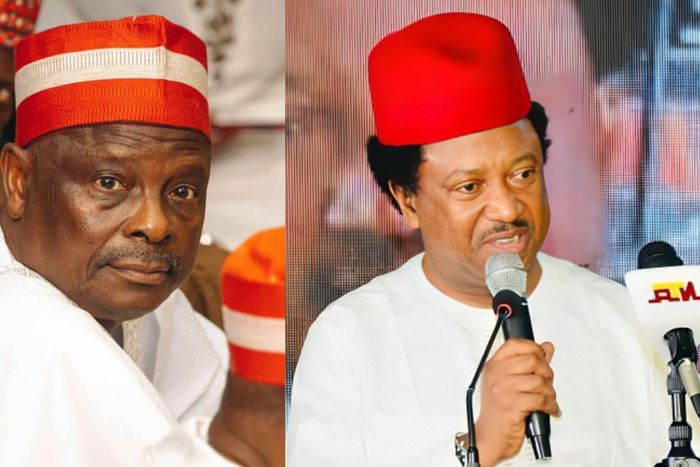L-R: Former Kano State governor, Senator Rabiu Kwankwaso and Senator Shehu Sani. [X, formerly Twitter]