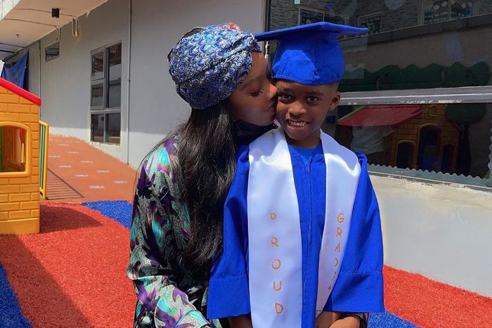 Tiwa Savage gave birth to Jamil in 2015 when she was still married to ex husband Tee Billz