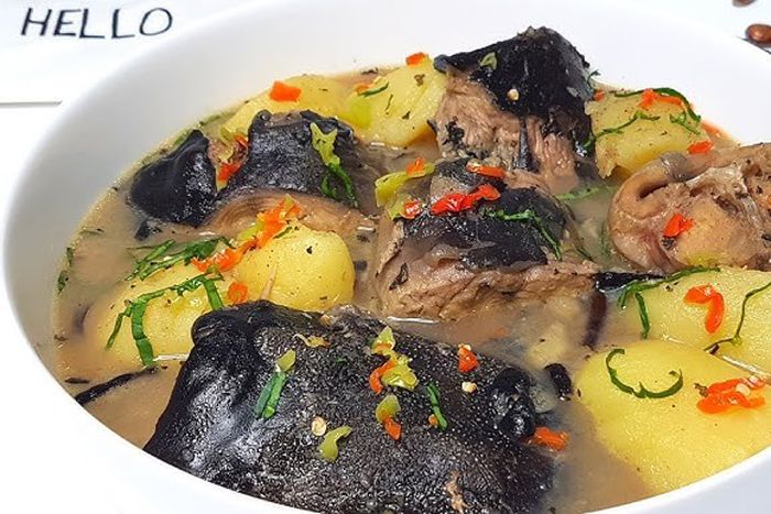 Yam and fish pepper soup [YouTube]