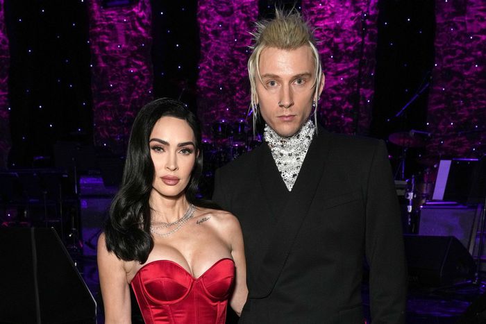 Megan Fox and Machine Gun Kelly attend Clive Davis' pre-Grammy Gala on February 4, 2023.Kevin Mazur/Getty Images