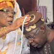 Tinubu's late mother, Abibat Mogaji and President Bola Ahmed Tinubu