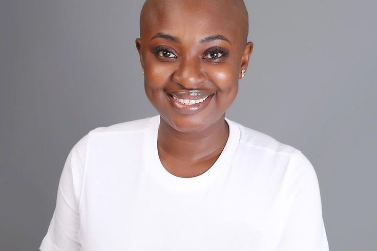 Yvonne Jegede preps fro her role in thr movie, Aja. [Instagram@yvonnejegede]
