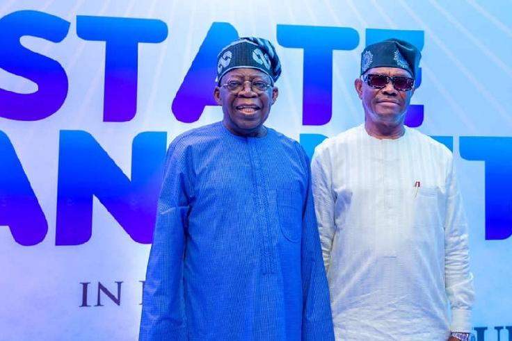 President Bola Tinubu and Nyesom Wike.