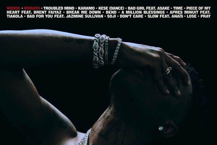 Wizkid drops the tracklist for his upcoming album 'Morayo'