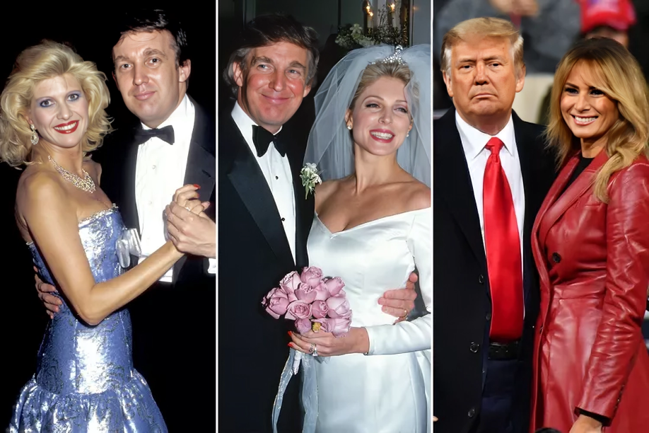 Donald Trump's three marriages (Source - People.com)