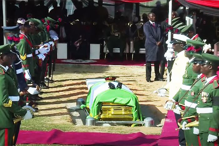 Remains of the late Chief of Army Staff (COAS) Lt. General Taoreed Lagbaja was laid to rest in Abuja. [Channels TV]