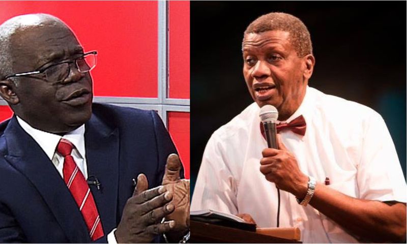 L-R: Femi Falana (SAN) and Pastor E.A Adeboye. [Facebook].