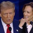 Former President Donald Trump and Vice President Kamala Harris.Screenshot from ABC News