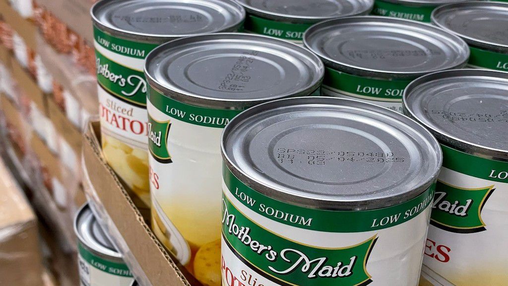 Canned goods can last 1-2 years [FoodBankoftheRockies]