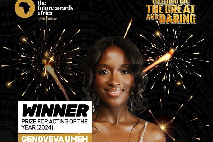 Genoveva Umeh bags The Future Awards Africa (TFAA) Prize for Acting [Instagram/@thefutureawards]