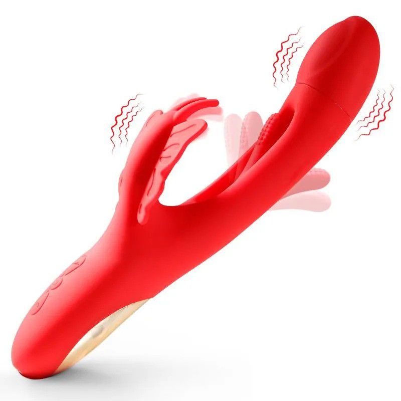 Butterfly Finger Tapping Rabbit Vibrator