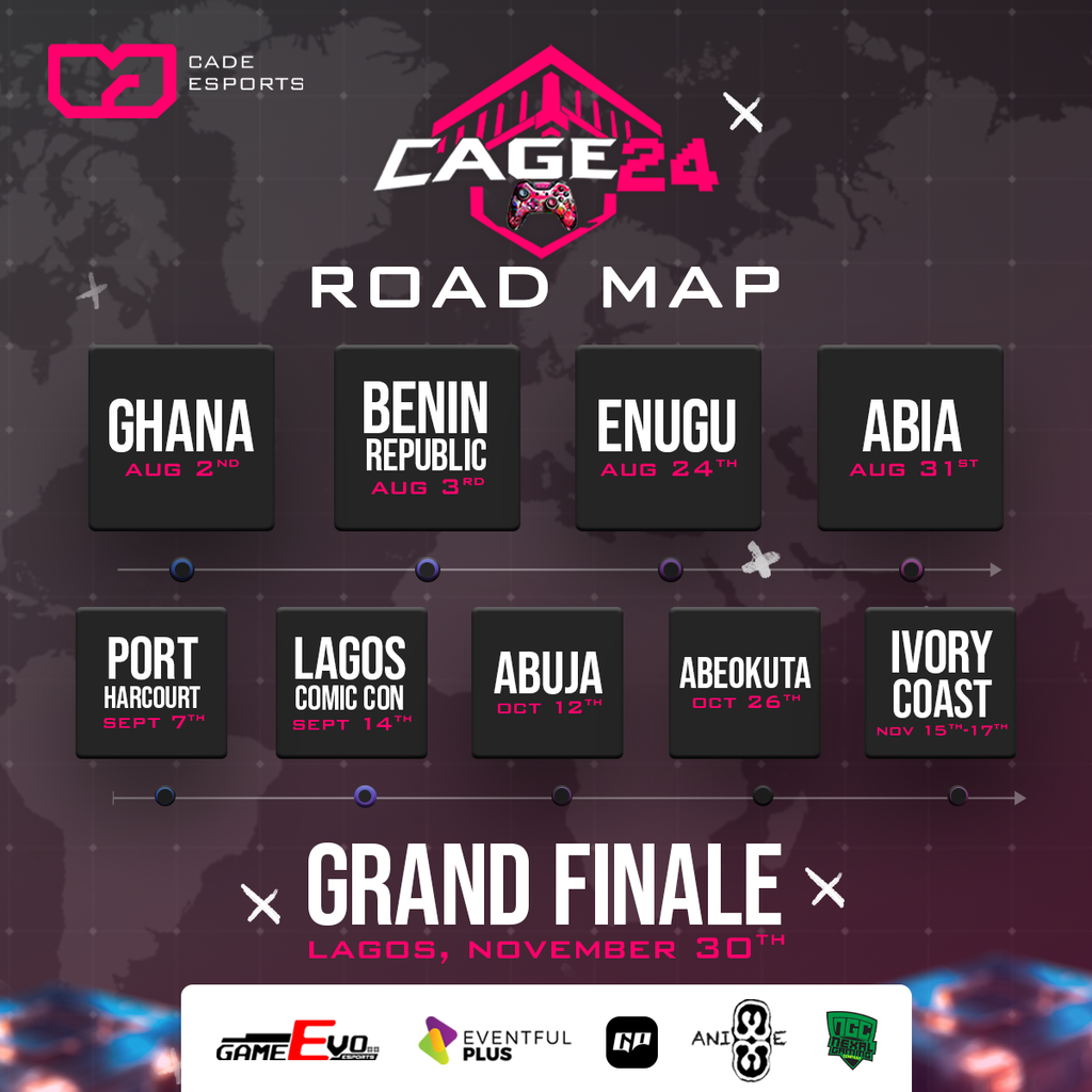 CAGE 24 - The biggest Pan African Esports Tournament in Nigeria