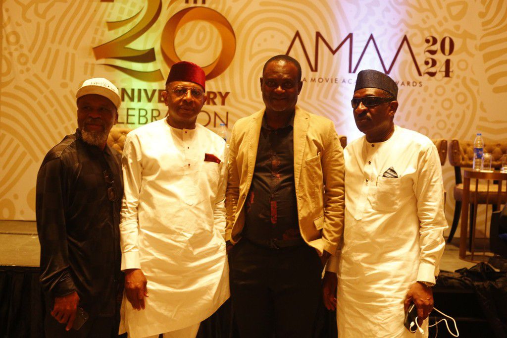 L-R: Sunny McDon, AMAA CEO Dr Raymond Anyiam-Osigwe, COO AMAA Tony Anih and AFA board member, Chief George Anyiam-Osigwe. [Facebook]