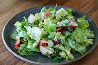 Healthy salad is better for women dealing with fibroids. [Weekend at the Cottage]