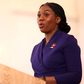 Kemi Badenoch gives a speech after becoming the new leader of the Conservative party after winning the Conservative Party leadership contest on November 2, 2024 in London, England. [Getty Images]