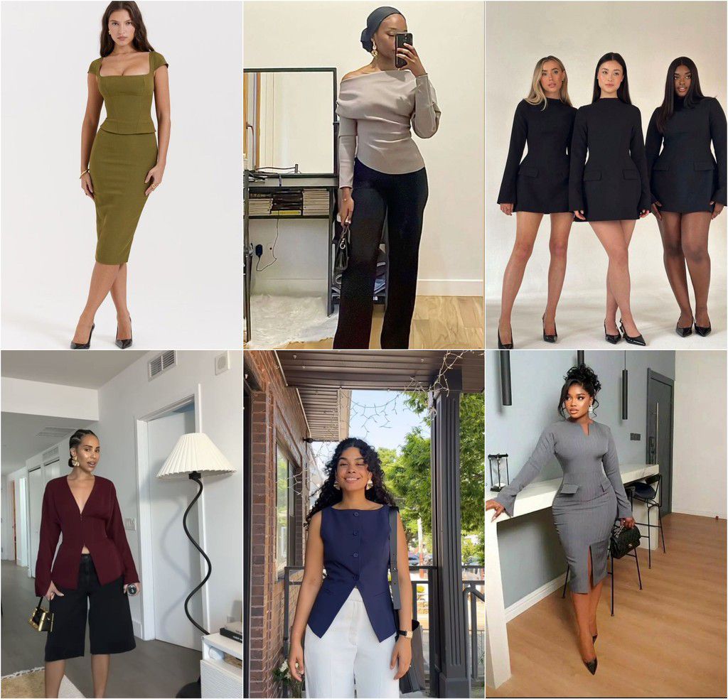 Sheath dresses and stylish tops