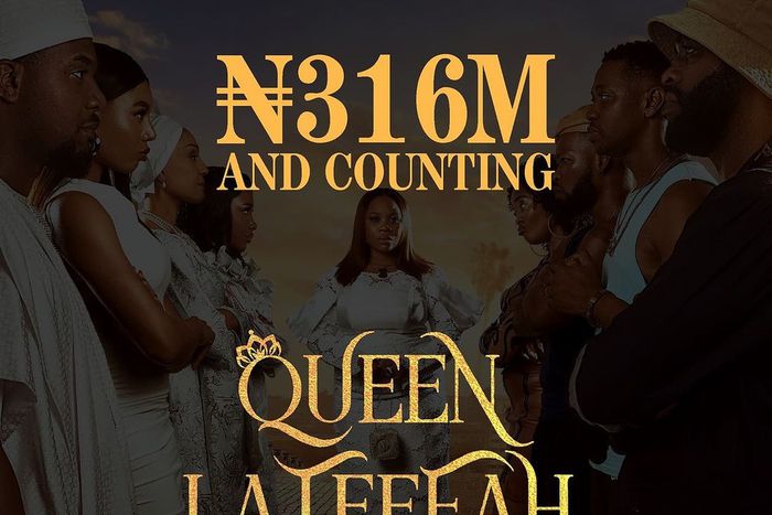 'Queen Lateefah' joins the nollywood top box office ranking [Instagram/@wumitoriola]