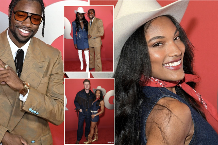 Athletics Power Couples: The Woodhalls link up with Noah Lyles and Junelle Bromfield at GQ's Men of the Year Party