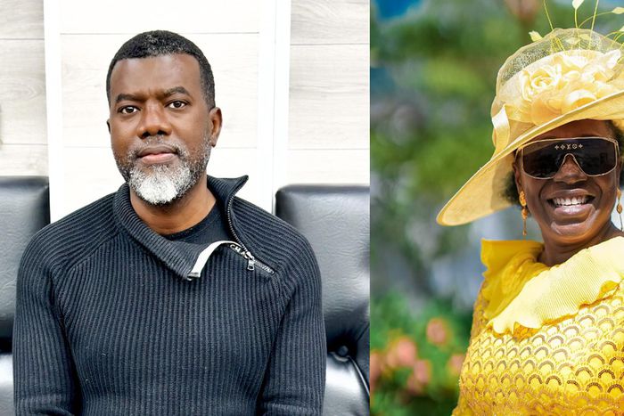 L-R: Reno Omokri and Pastor Becky Enenche. [Facebook]
