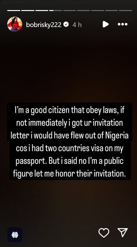 'Most wicked people in Nigeria' - Bobrisky reacts to EFCC officer's death