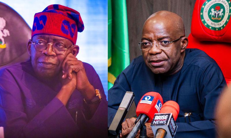 President Bola Tinubu and Governor Alex Otti of Abia State. [X, formerly Twitter]