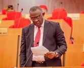 Senator Sunday Steve Karimi, representing Kogi West.