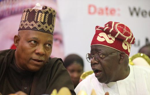 President Bola Ahmed Tinubu and his Vice, Kashim Shettima [Getty Images]