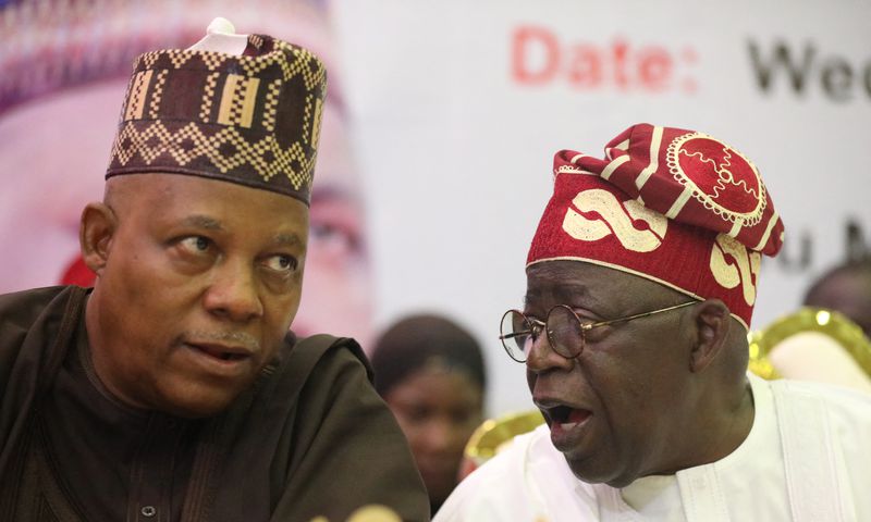 President Bola Ahmed Tinubu and his Vice, Kashim Shettima [Getty Images]