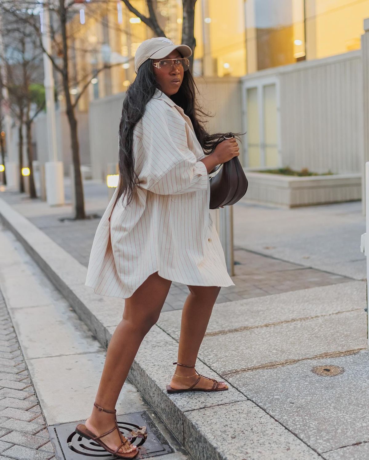With Sandals