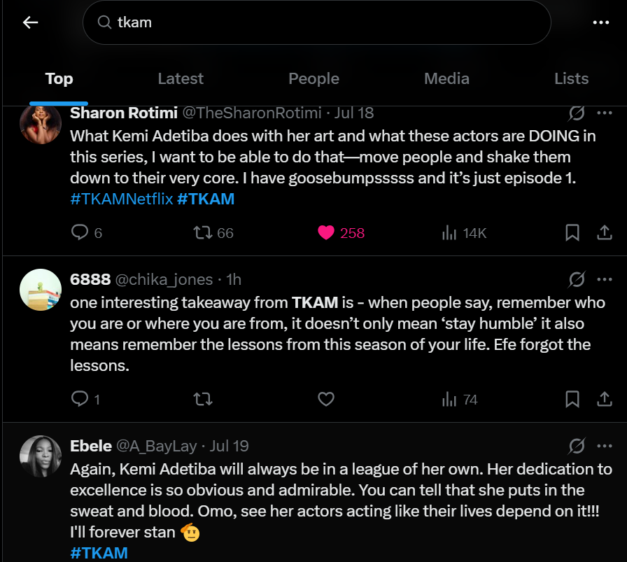 Here’s how Nigerians are reacting to Kemi Adetiba’s new film, 'To Kill a Monkey'