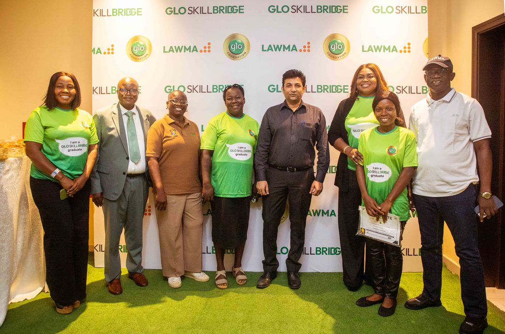 Glo hosts graduation ceremony for LAWMA Skillbridge graduates