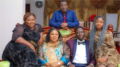 Simon Lalong and his family
