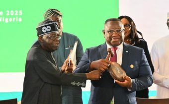 President Bola Tinubu and his Sierra Leonean counterpart, Julius Maada Bio.