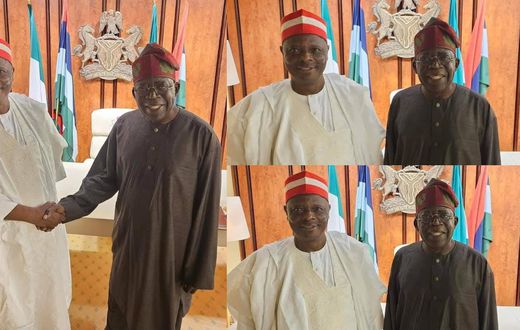 Tinubu and Kwankwaso recent meeting marked the second publicly known between the two political heavyweights since Tinubu’s inauguration in May 2023. [X, formerly Twitter/@TheYorubaTimes]