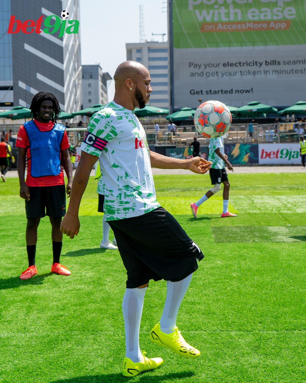 Charles Okocha at the Bet9ja Football Tournament