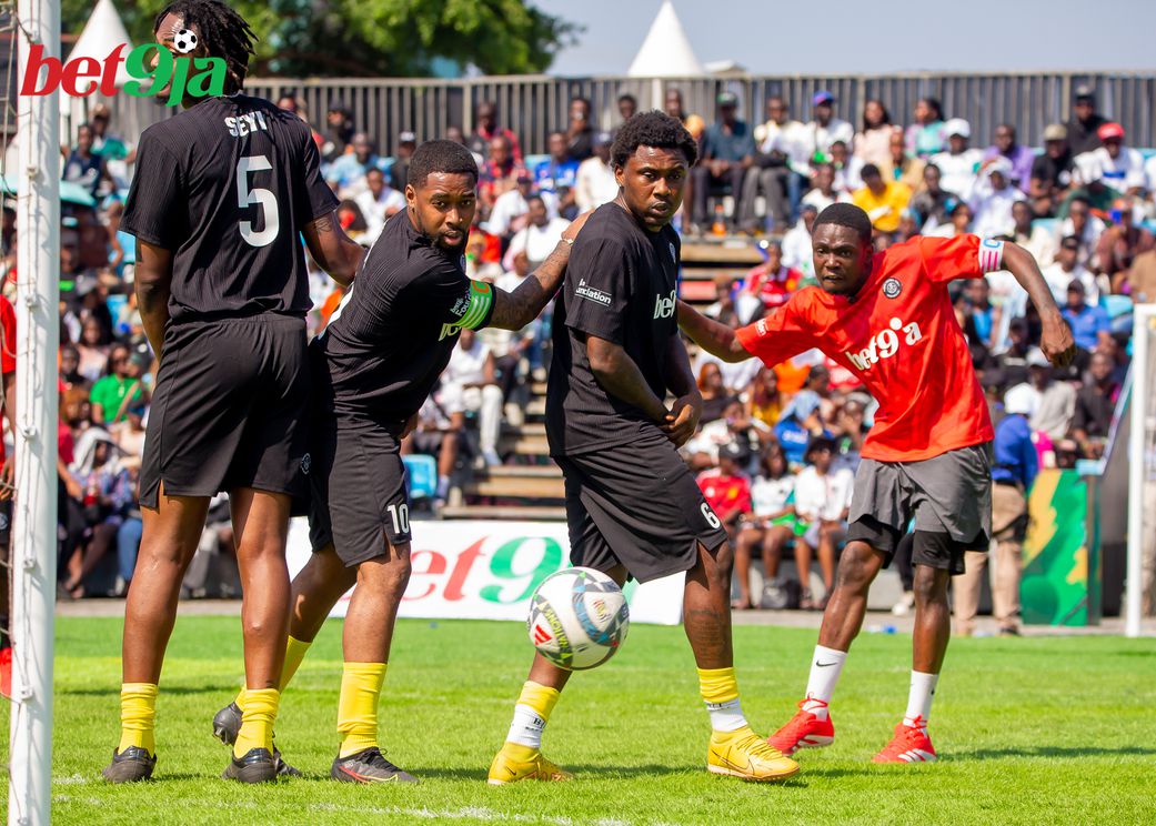 Shank in action Victory for Team at the Bet9ja Football Tournament