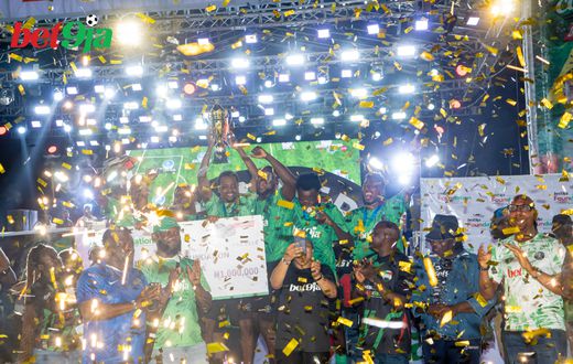 Victory for Team Yhemolee at celebrity-packed Bet9ja Football Tournament