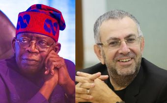 L-R: President Bola Tinubu and Alex Zingman. [Facebook/EU Political Report]
