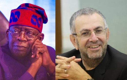 L-R: President Bola Tinubu and Alex Zingman. [Facebook/EU Political Report]