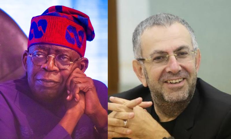 L-R: President Bola Tinubu and Alex Zingman. [Facebook/EU Political Report]