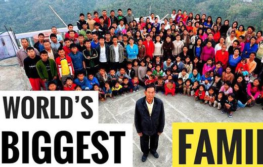 His total family size is 181 people