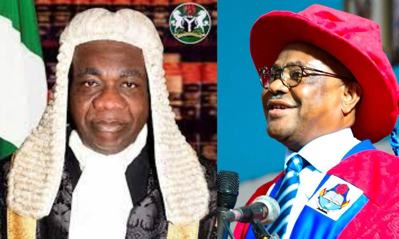 Did Justice Agim accompany Wike to UNICAL event? Investigation reveals truth