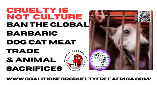 Coalition For Cruelty Free Africa Continue to Protest to End Dog and Cat Meat Trade and Animal Sacrifices