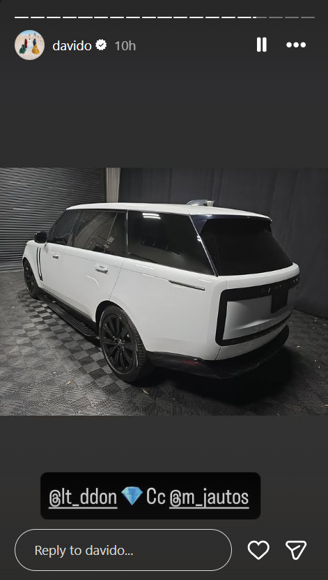Davido gifts personal assistant Lati Range Rover as birthday gift
