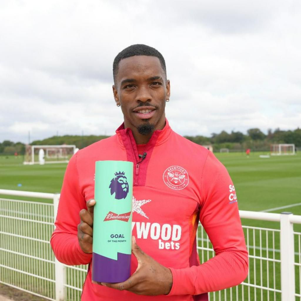 Ivan Toney received the September Goal of the Month award